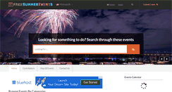 Desktop Screenshot of freesummerevents.com